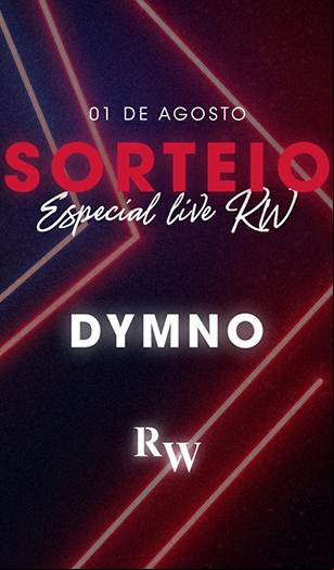 DYMNO Music faz live no sábado 19 horas com prêmio no canal do You Tube