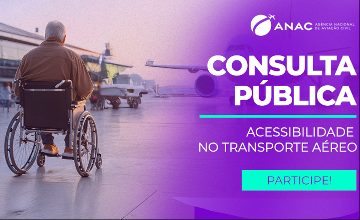 ibilidade no transporte aéreo: ANAC está recebendo sugestões